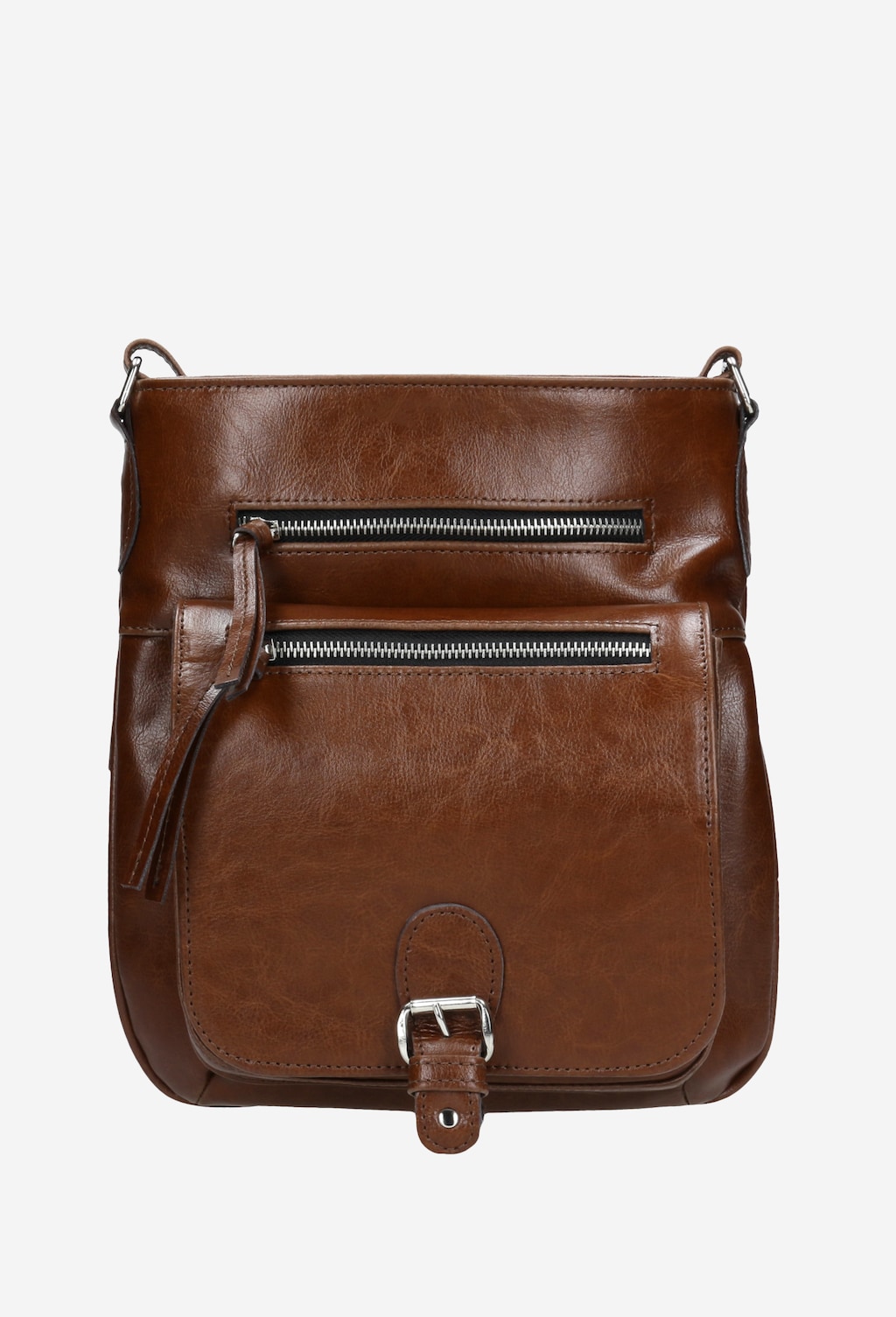 Brązowa torebka damska typu listonoszka 80037-53 Widok 2