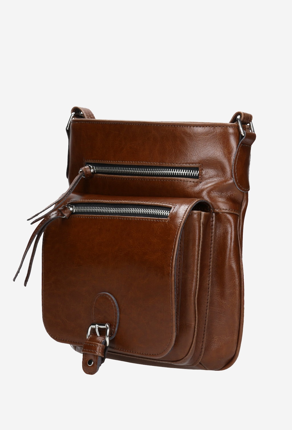 Brązowa torebka damska typu listonoszka 80037-53 Widok 3