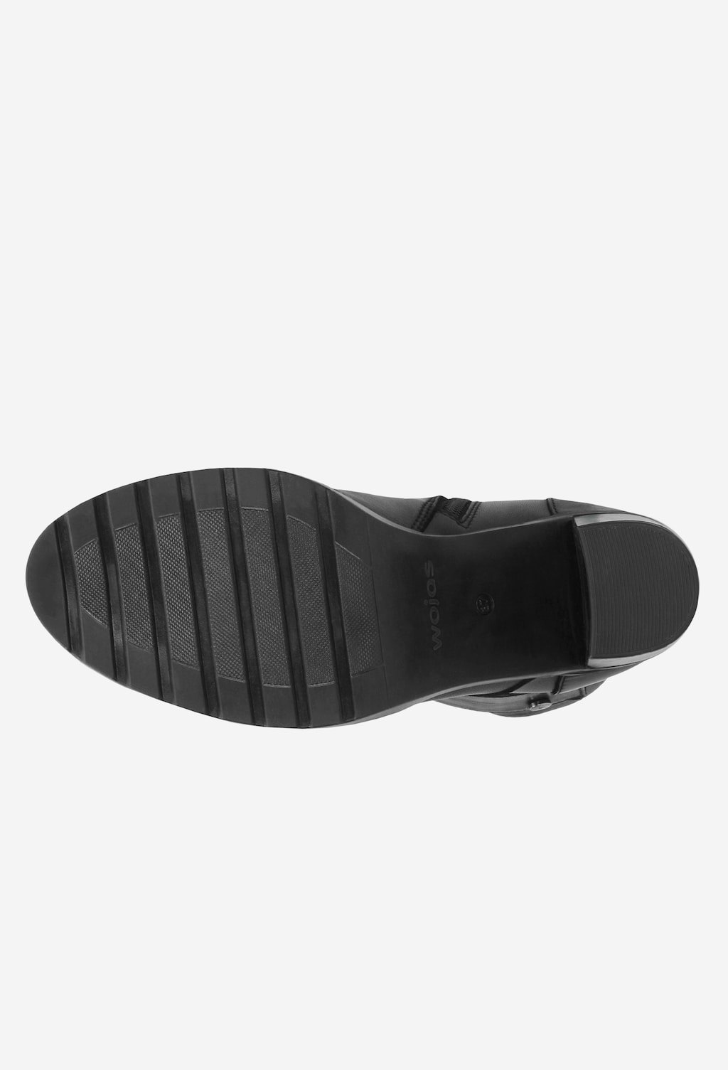 Czarne trzewiki damskie 9603-51 Widok 6