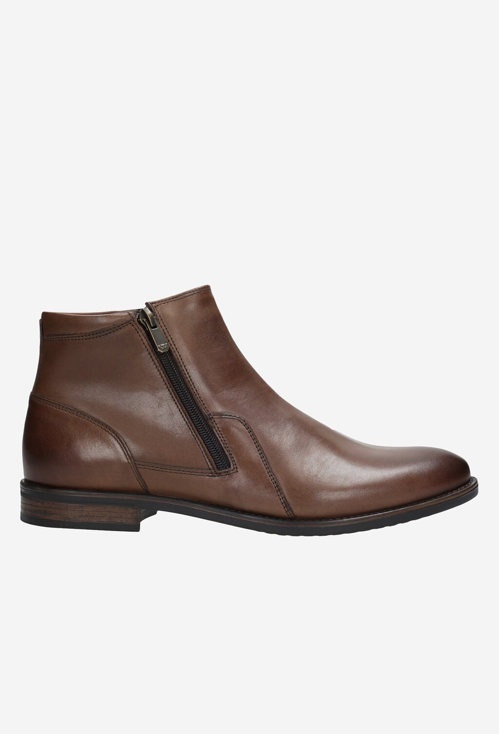 Brązowe botki męskie 9137-52 Widok 1