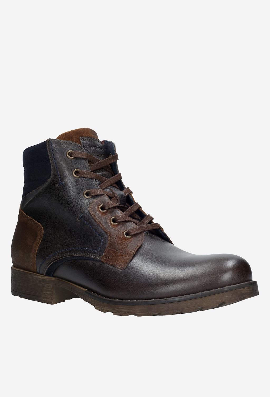 Prvá pomoc do každej zimy – to sú hnedé pánske kožené čižmy 9161-72 Widok 2