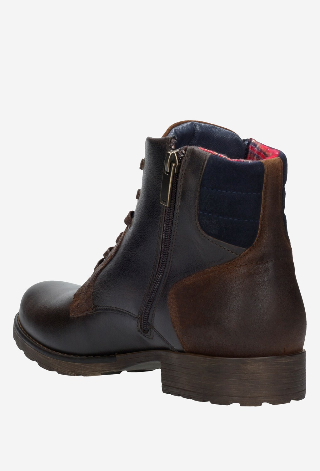 Prvá pomoc do každej zimy – to sú hnedé pánske kožené čižmy 9161-72 Widok 3