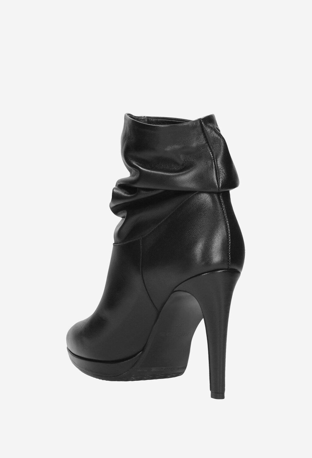 Czarne botki damskie 9532-51 Widok 4