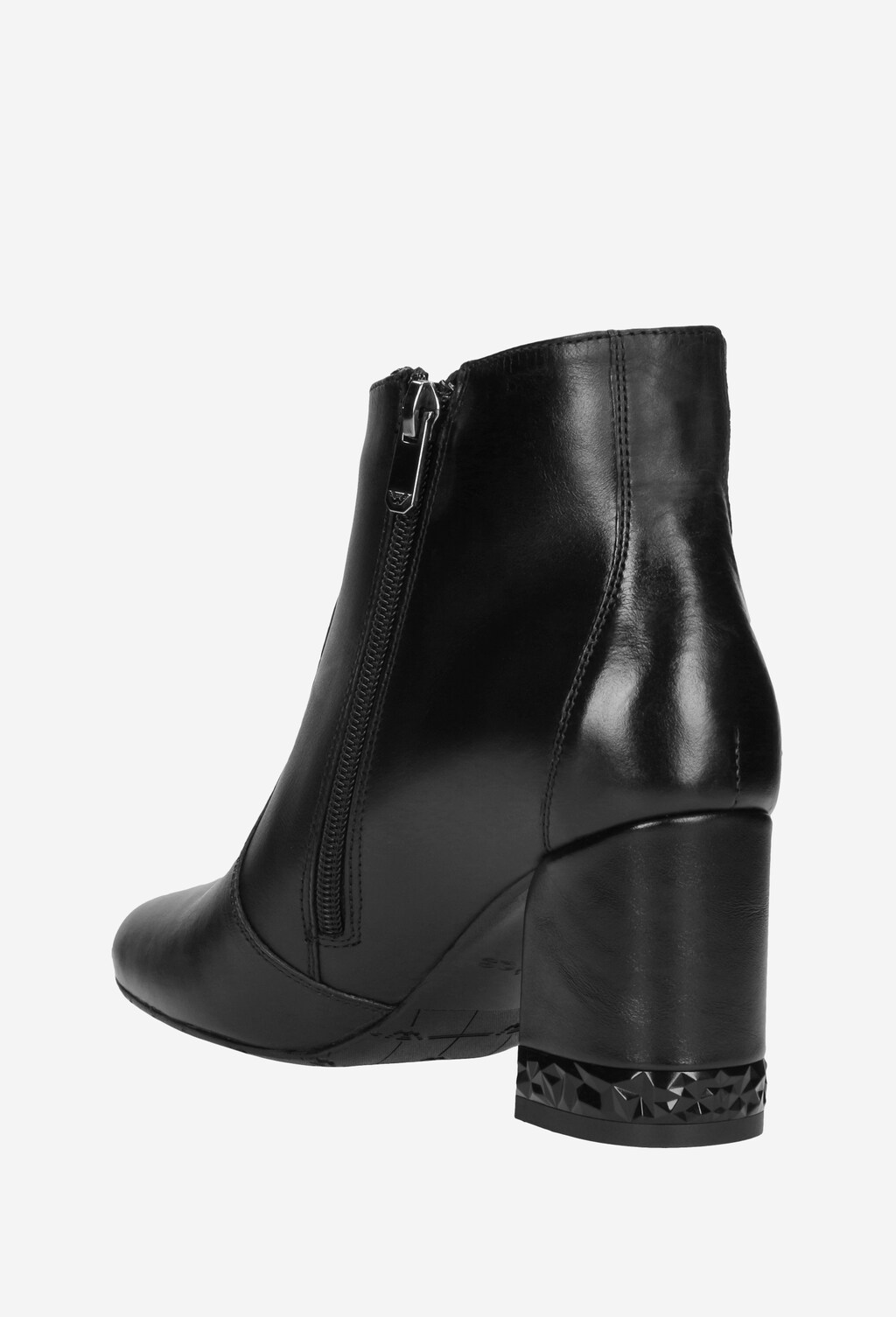 Czarne botki damskie 9548-51 Widok 4