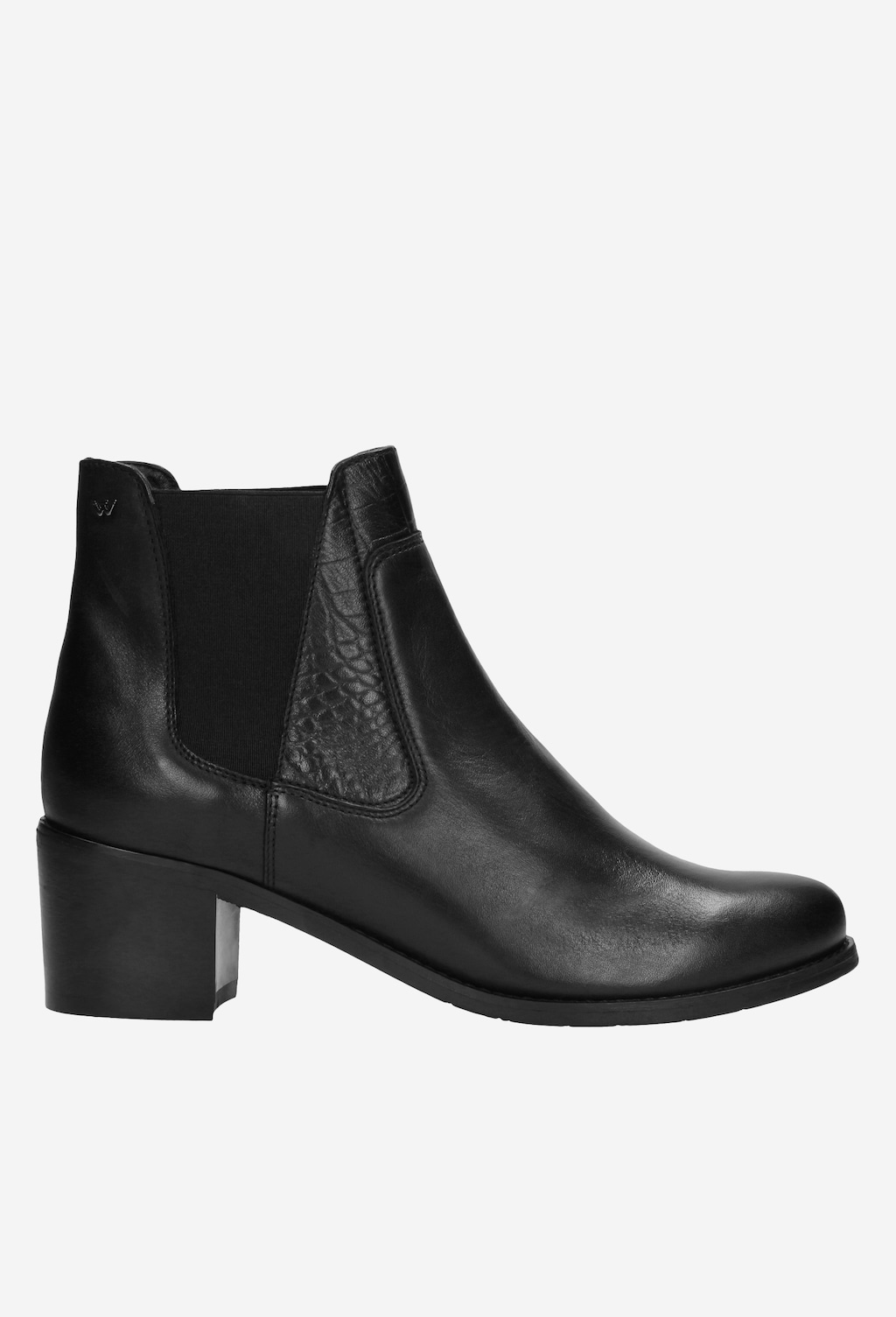 Czarne botki damskie 9564-51 Widok 2