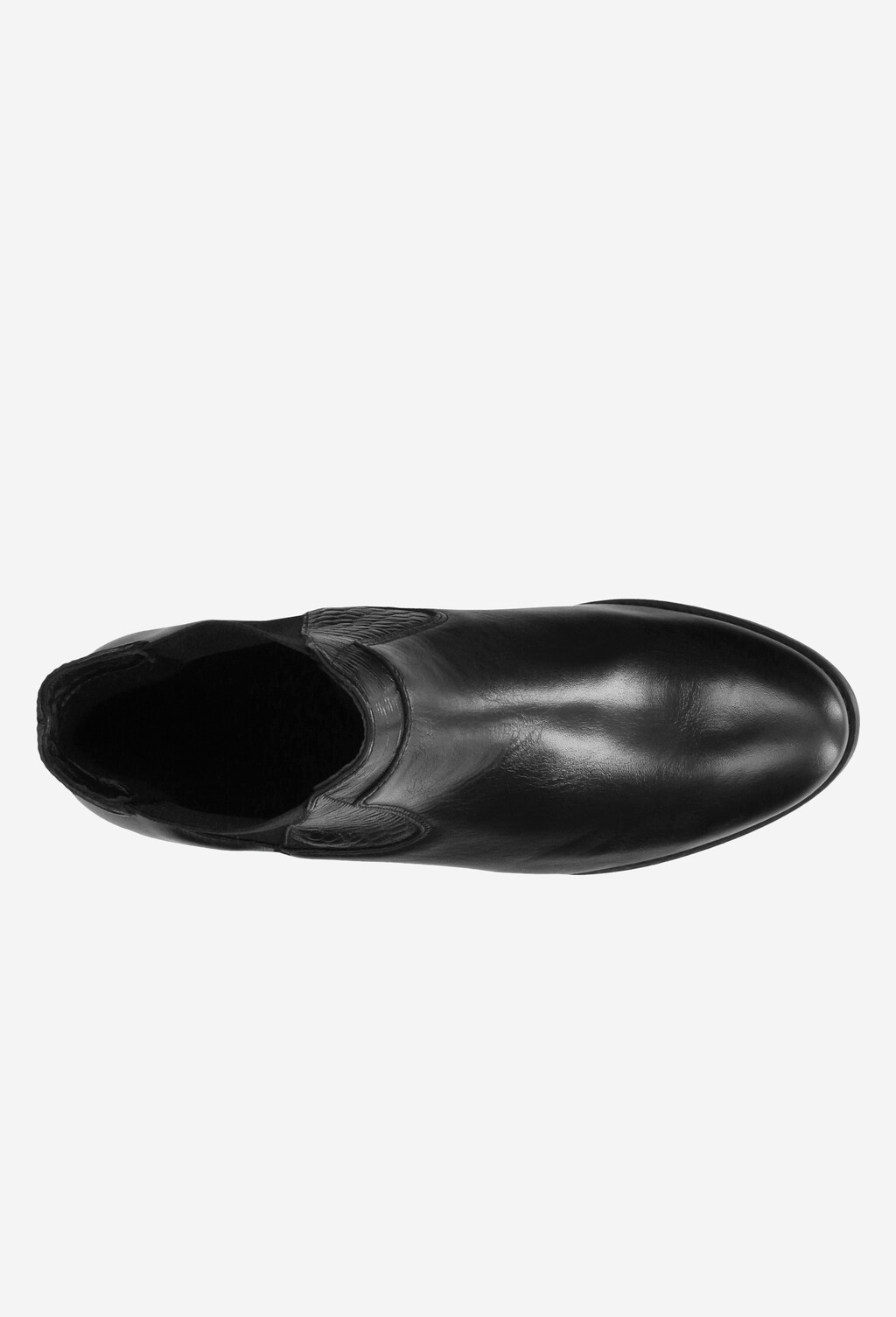 Czarne botki damskie 9564-51 Widok 5