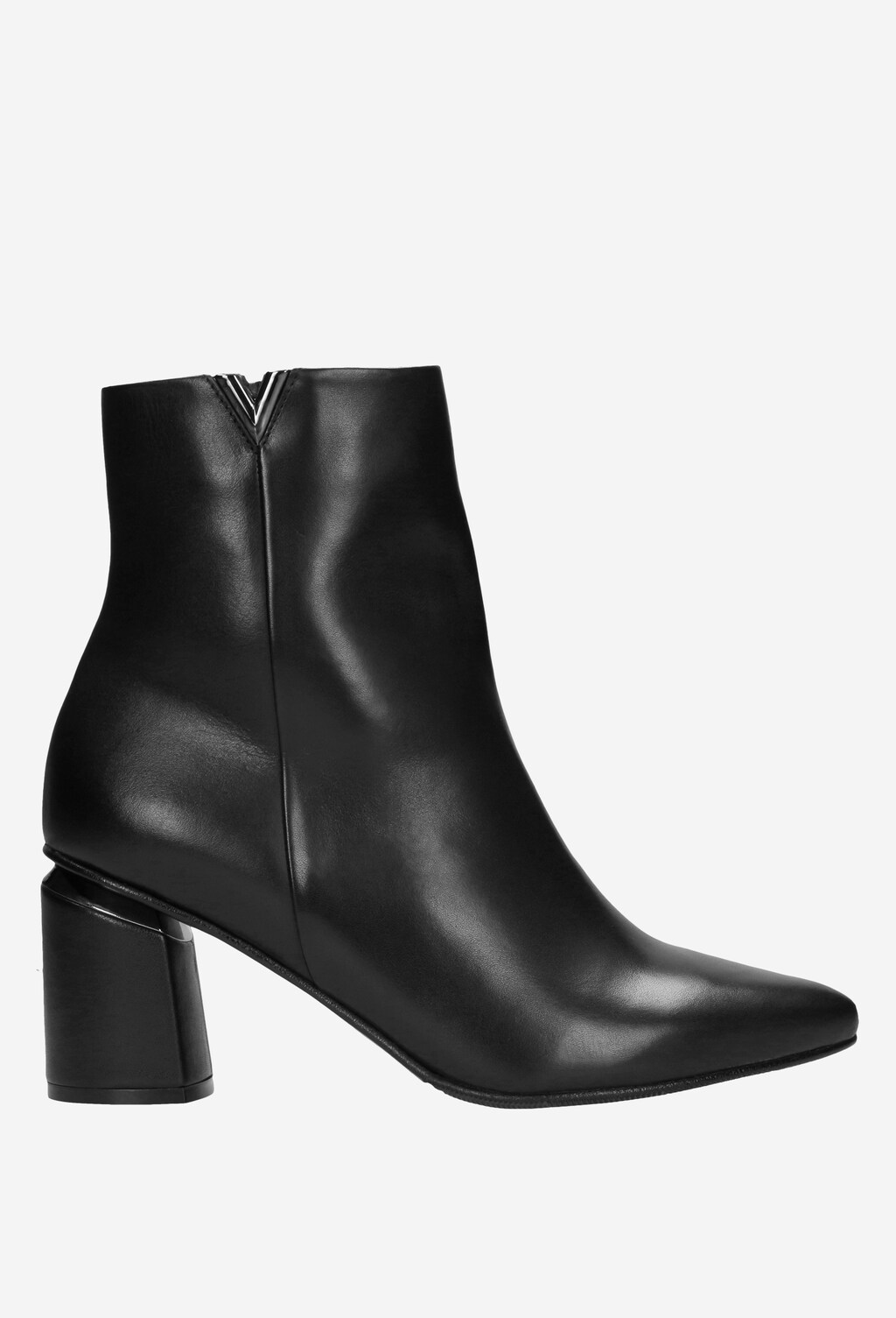 Czarne botki damskie 9590-51 Widok 2