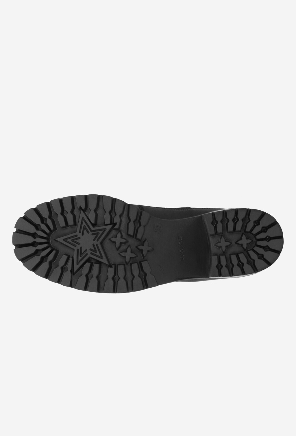 Czarne trzewiki damskie 9606-71 Widok 6