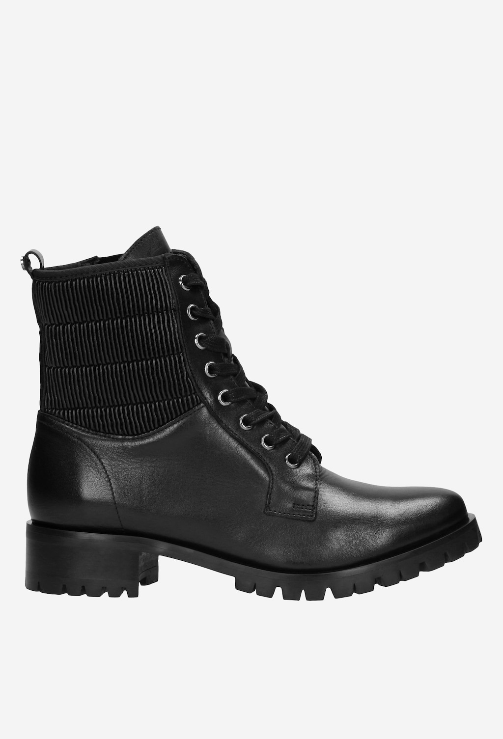 Czarne trzewiki damskie 9608-81 Widok 2