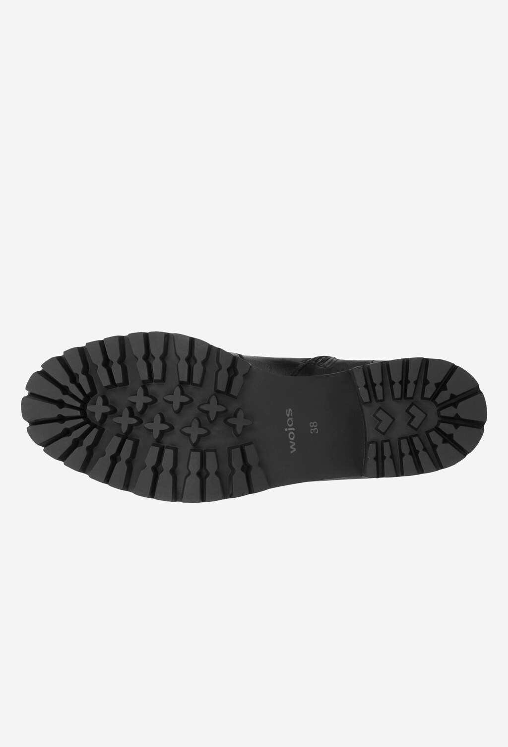 Czarne trzewiki damskie 9608-81 Widok 6