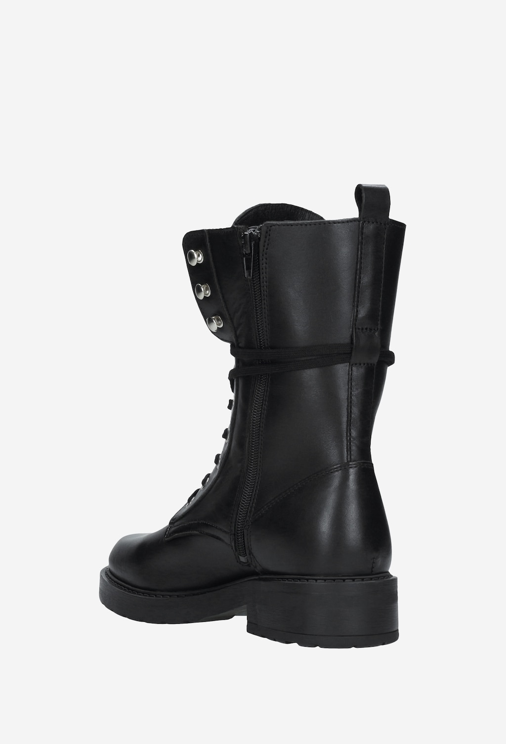 Czarne trzewiki damskie 9619-51 Widok 4