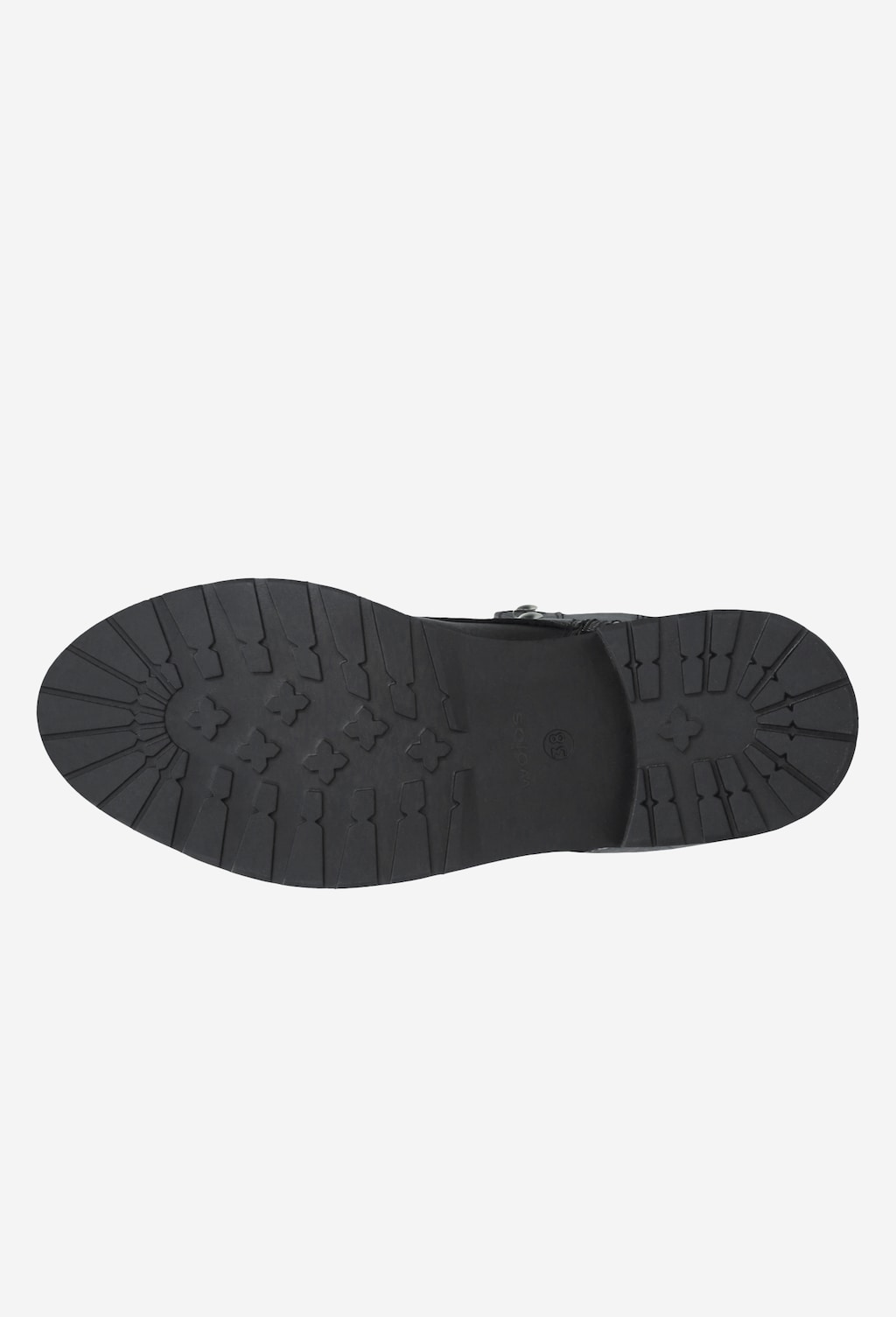 Czarne trzewiki damskie 9619-51 Widok 6