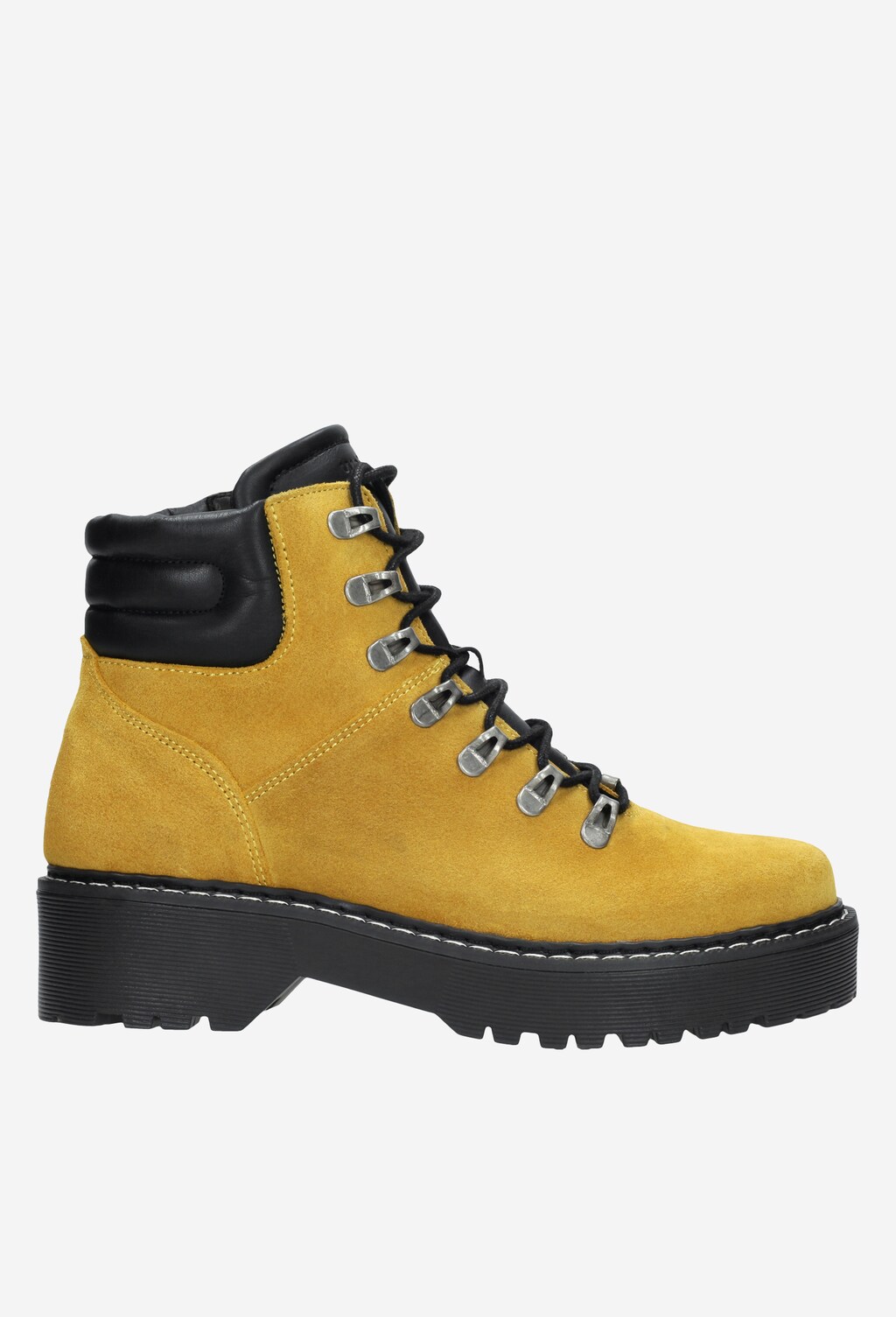 Żółte trzewiki damskie 9632-78 Widok 2