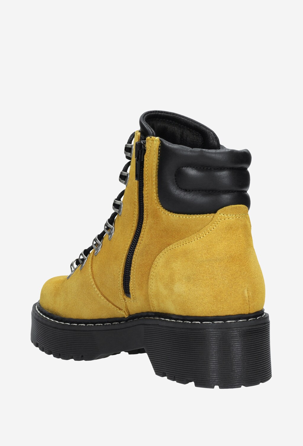 Żółte trzewiki damskie 9632-78 Widok 4