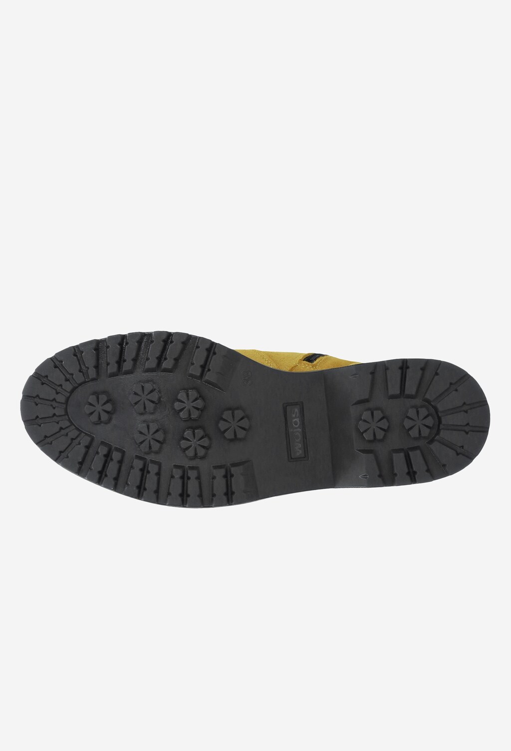 Żółte trzewiki damskie 9632-78 Widok 6