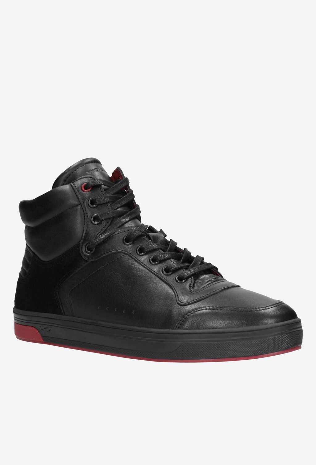 Czarne trzewiki męskie 9183-71 Widok 3