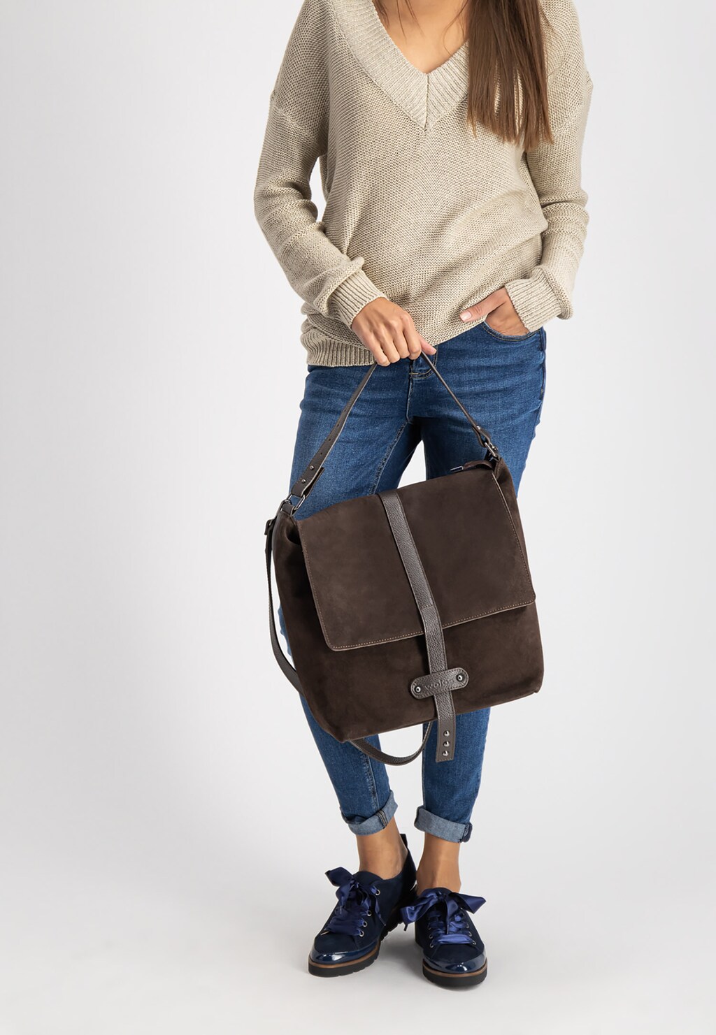 Brązowa torebka damska 9857-72 Widok 1