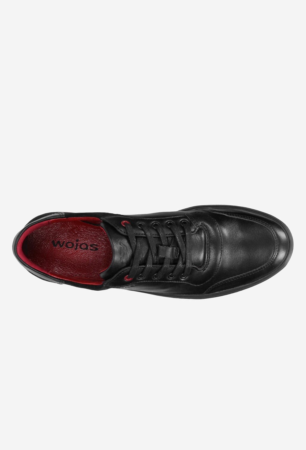 Czarne półbuty męskie 9085-71 Widok 4