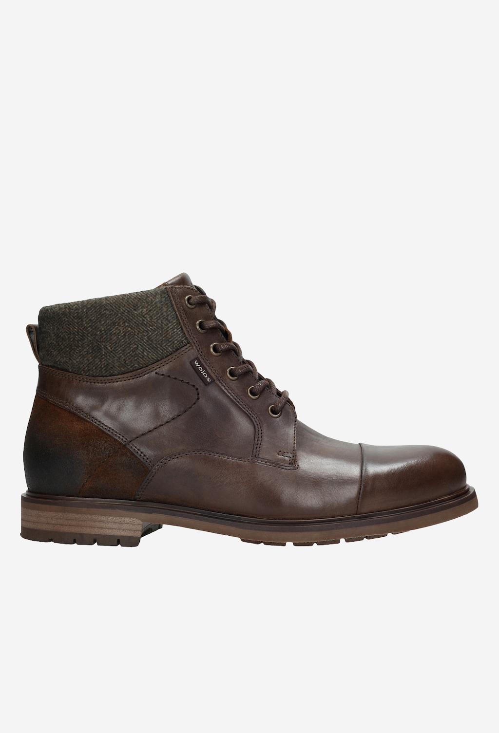 Brązowe trzewiki męskie 9178-82 Widok 1
