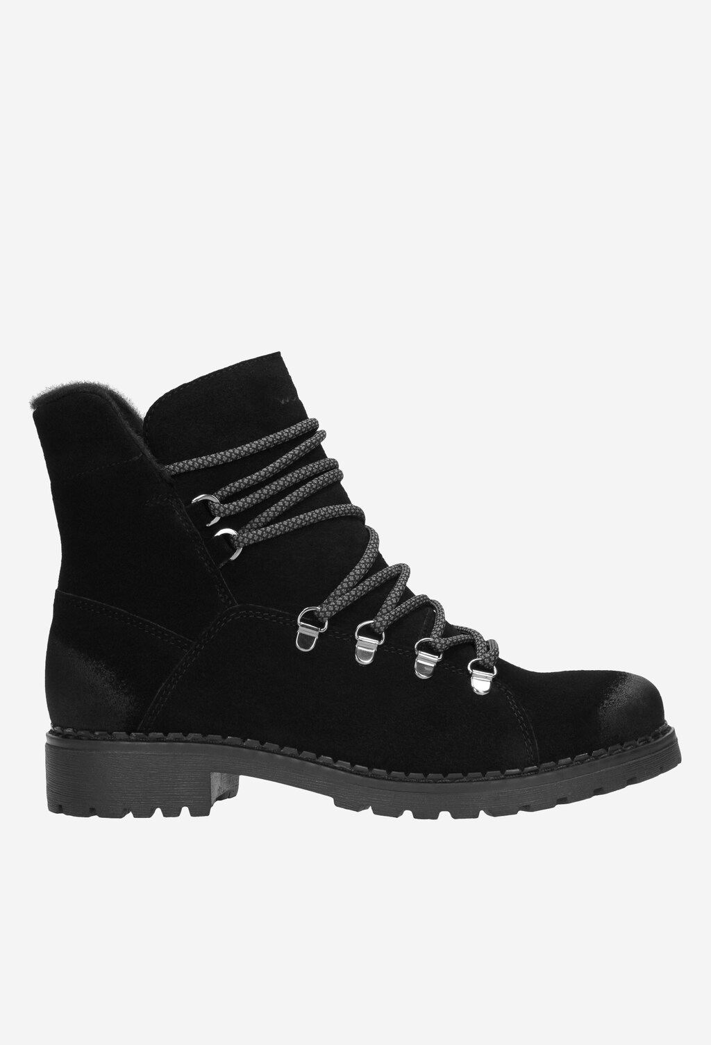 Czarne botki damskie 9626-61 Widok 2