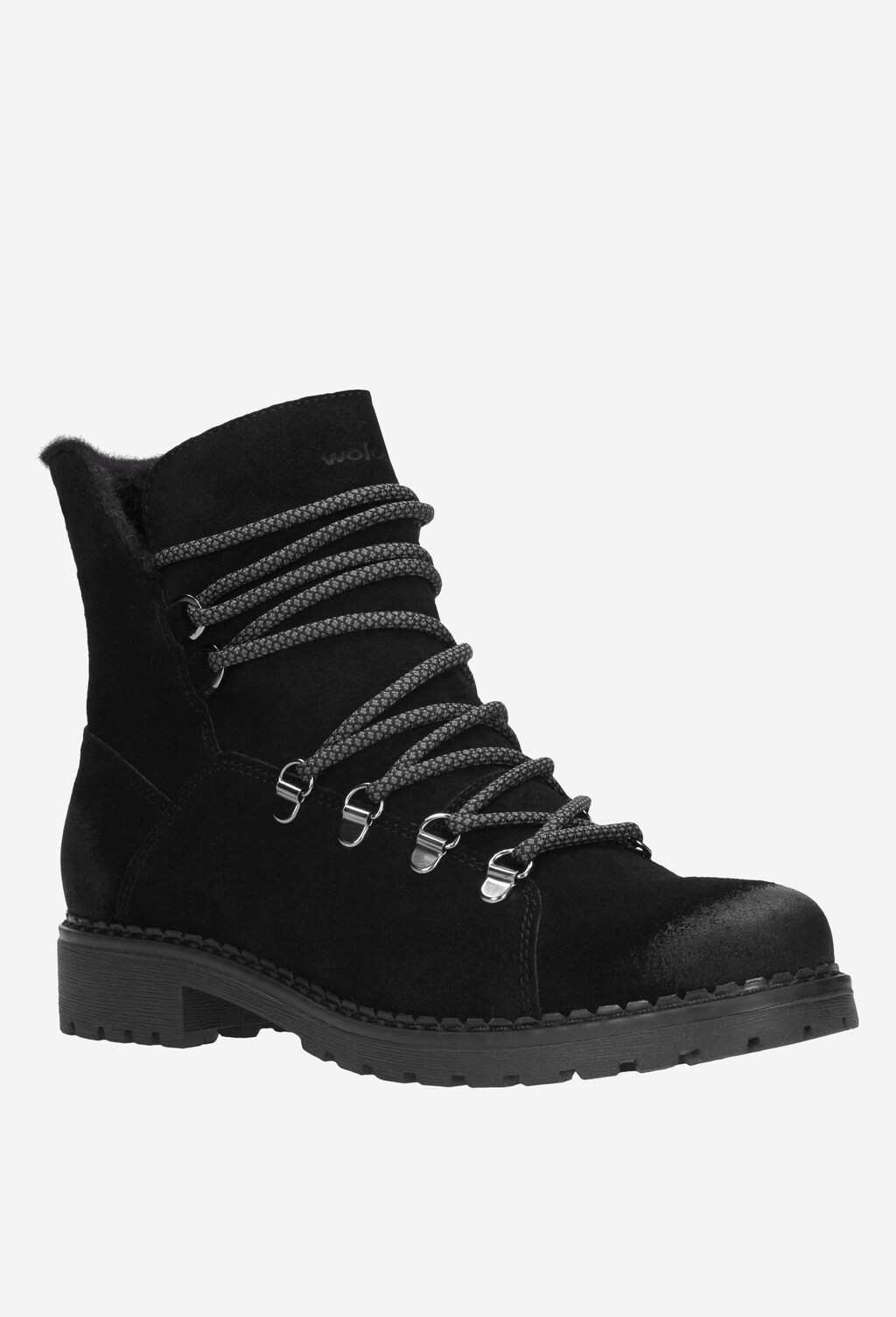 Czarne botki damskie 9626-61 Widok 3