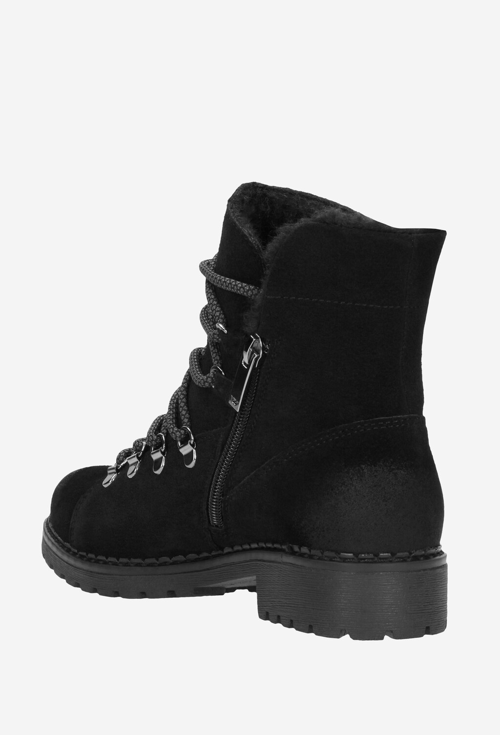 Czarne botki damskie 9626-61 Widok 4