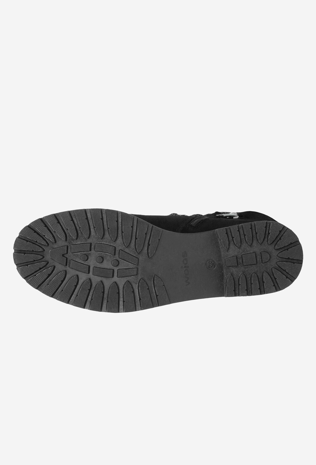 Czarne botki damskie 9626-61 Widok 6