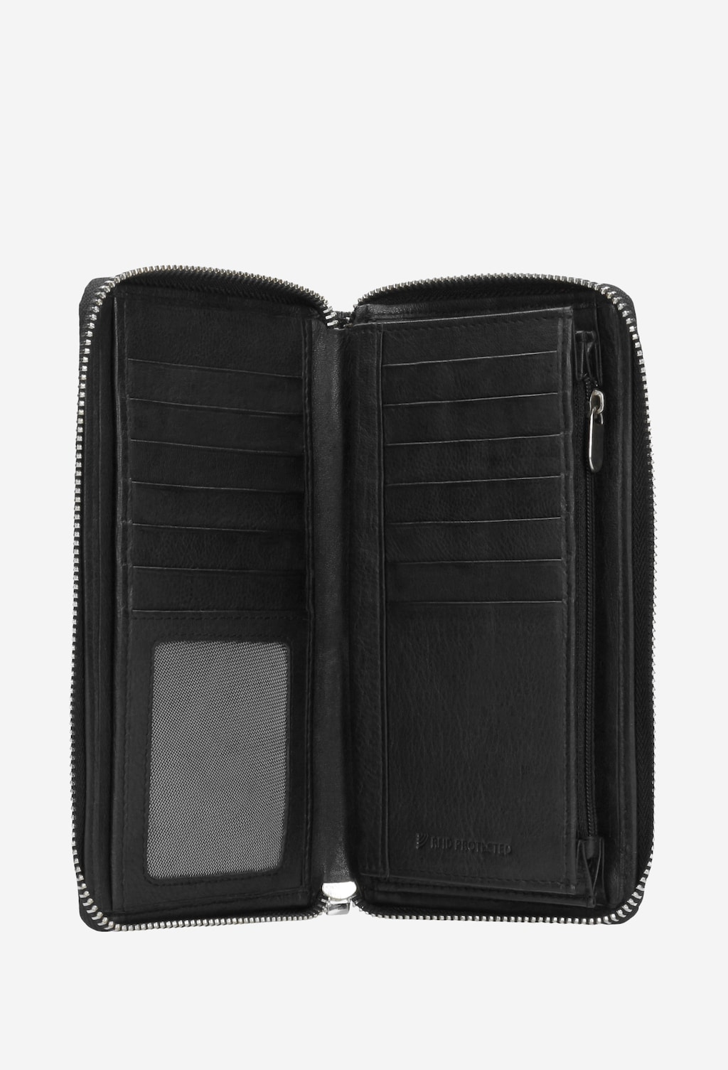 Elegantní dámská peněženka z černé lícové kůže 9953-51 Widok 5