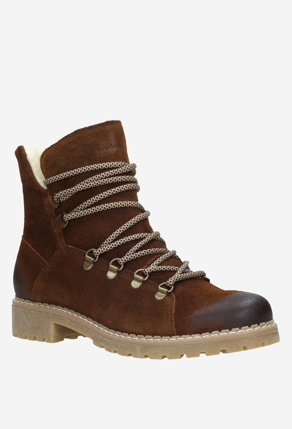 Brązowe botki damskie 9626-62 Widok 3