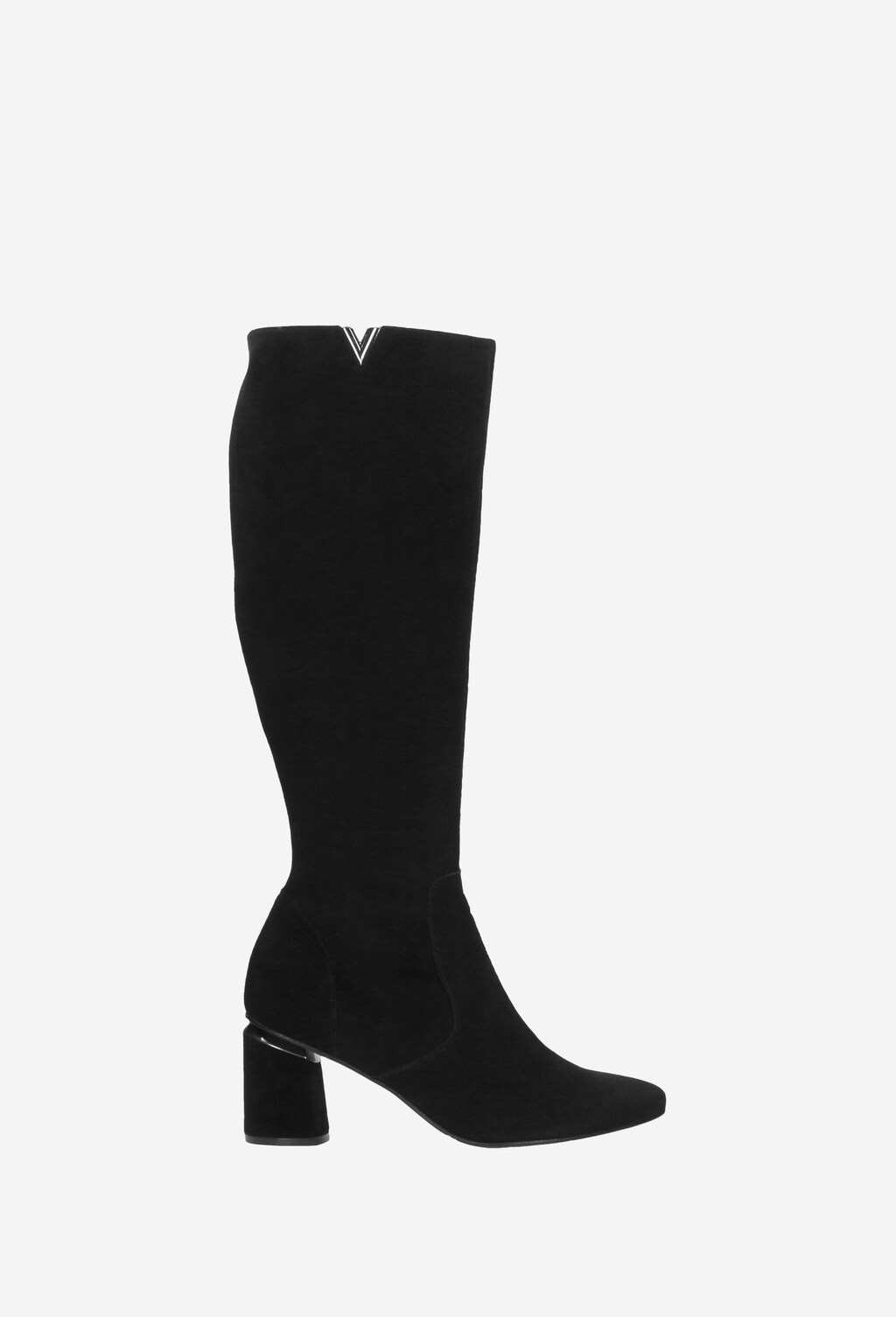 Czarne kozaki damskie 9677-61 Widok 2