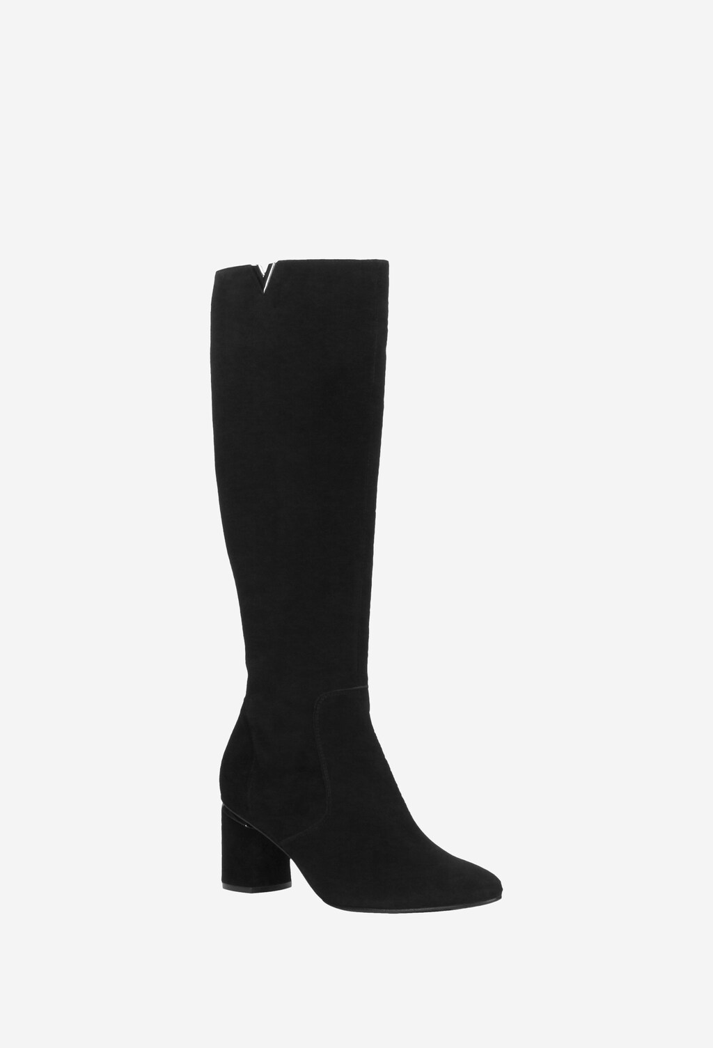 Czarne kozaki damskie 9677-61 Widok 3