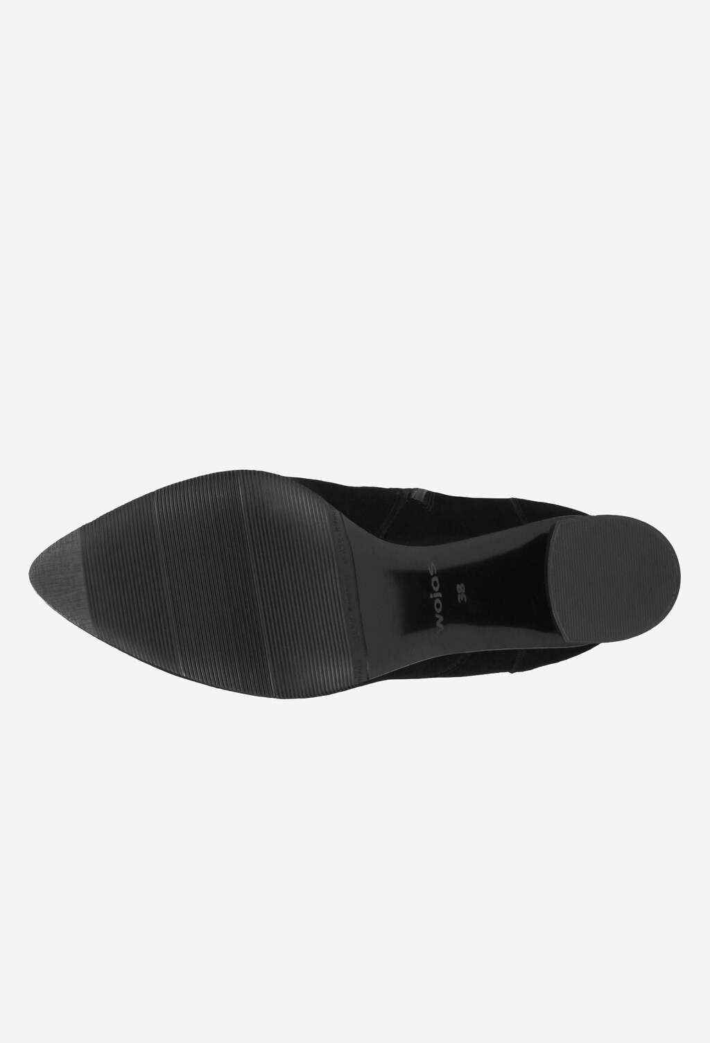 Czarne kozaki damskie 9677-61 Widok 6