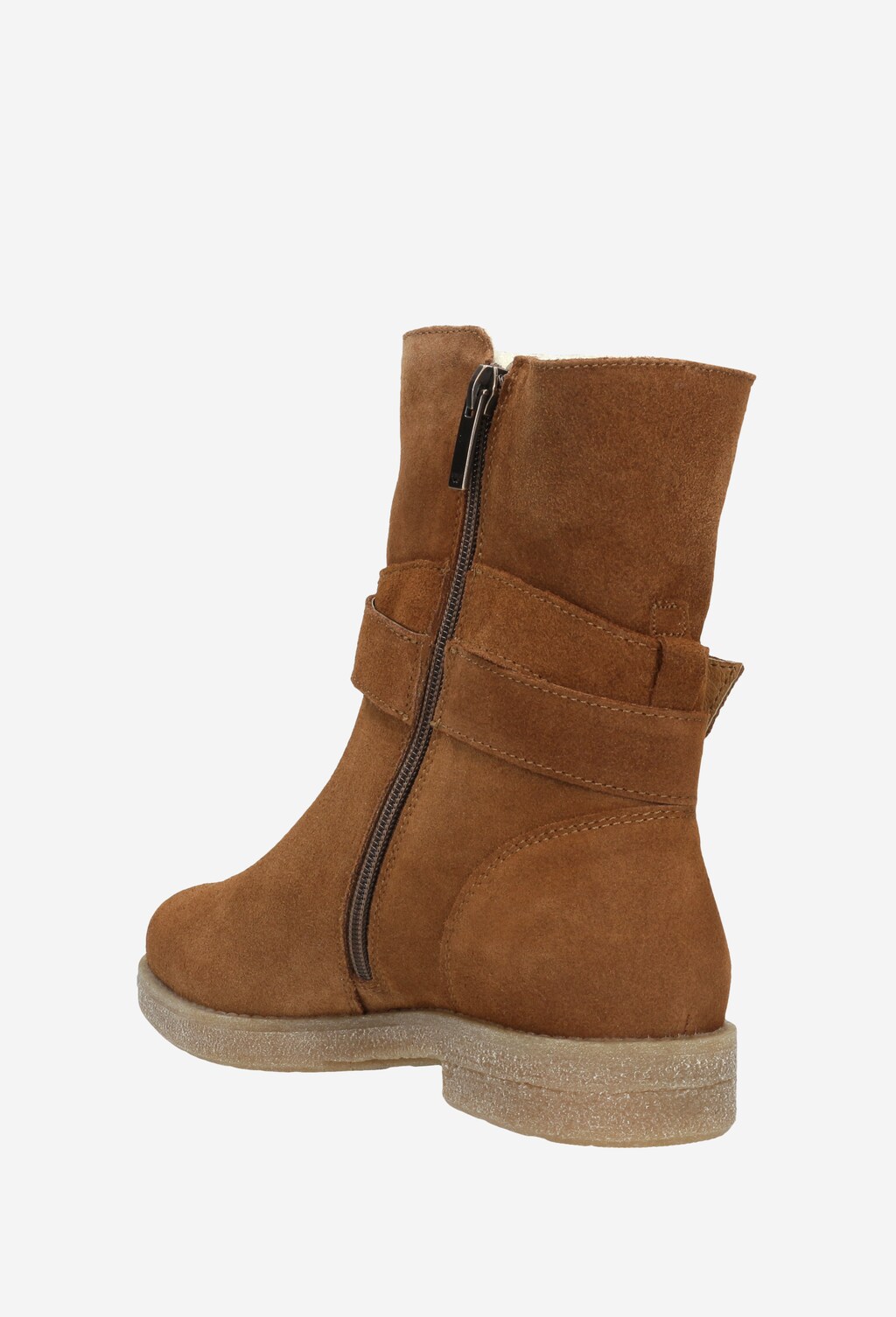 Pohodlné a štýlové kožené členkové čižmy na zimu 9587-63 Widok 4