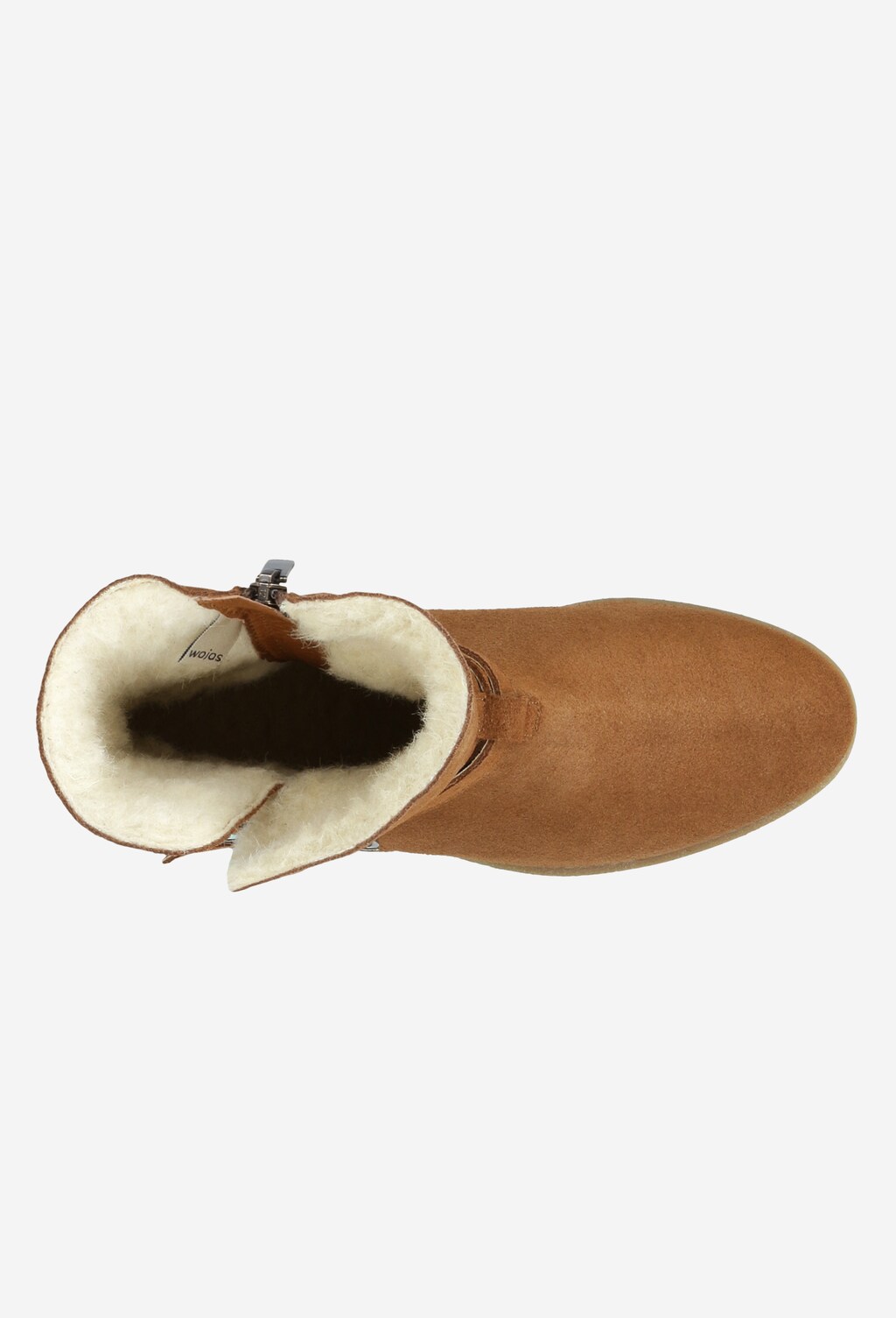 Pohodlné a štýlové kožené členkové čižmy na zimu 9587-63 Widok 5