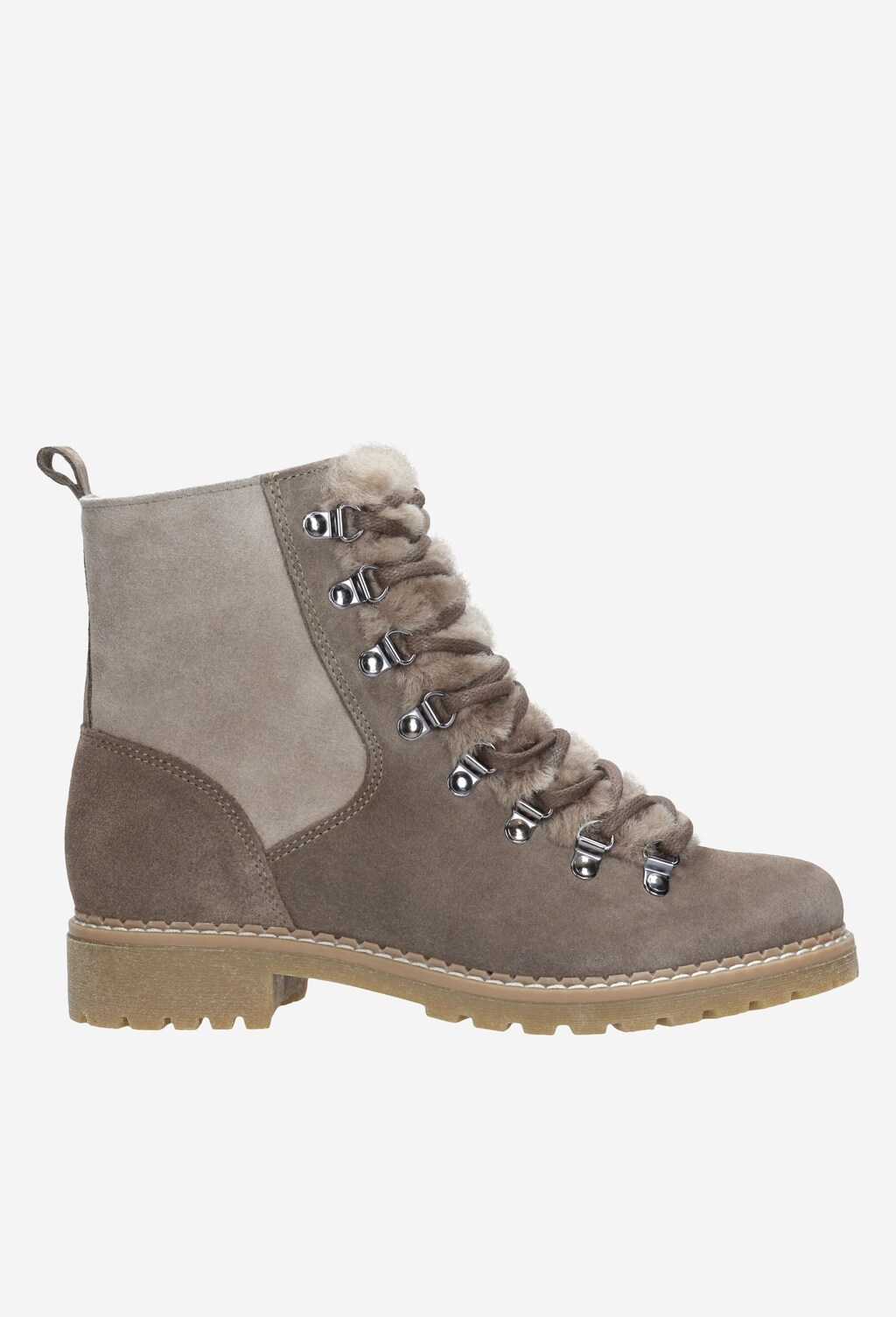 Beżowe trzewiki damskie 9627-64 Widok 2