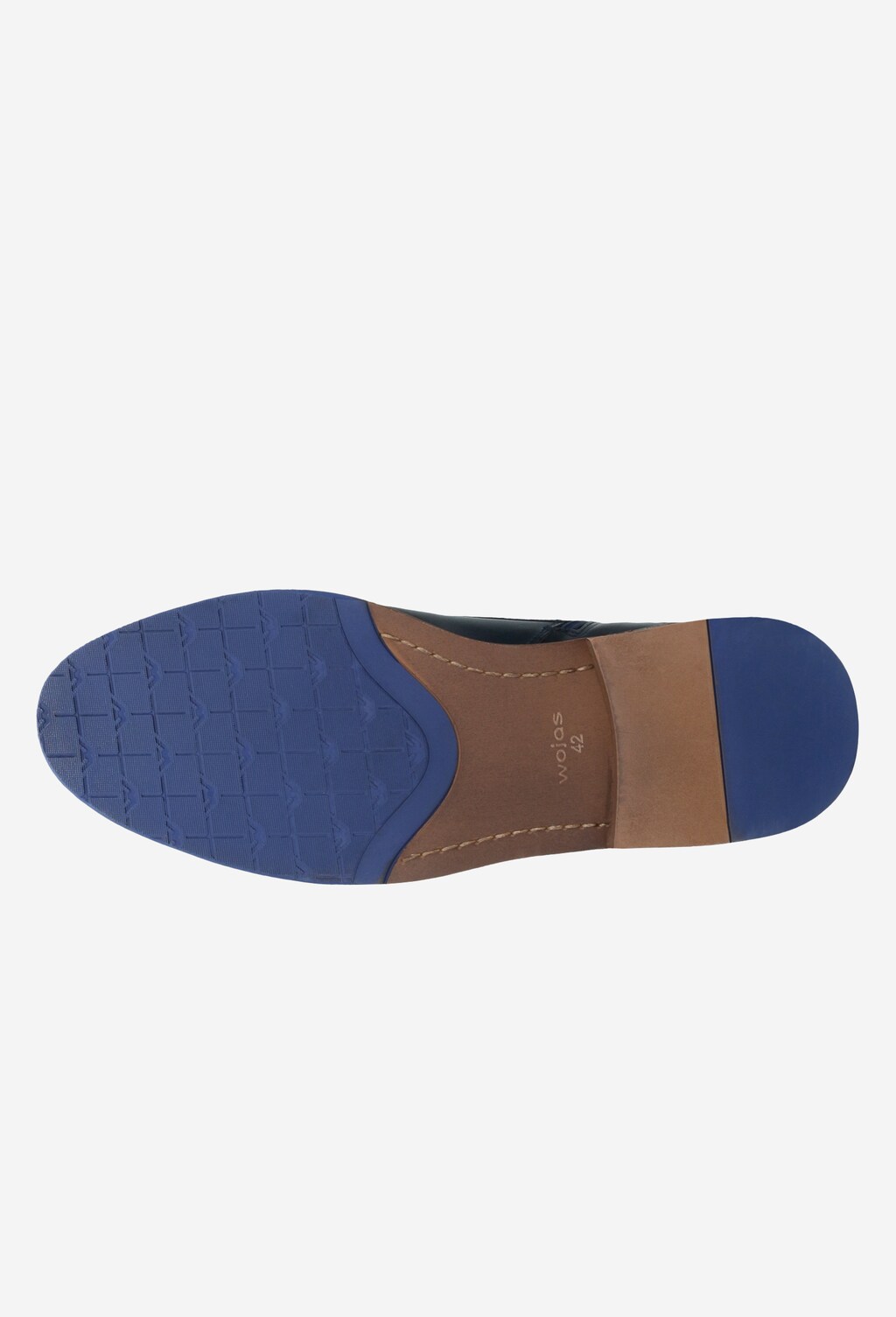 Granatowe trzewiki męskie 8221-76 Widok 5