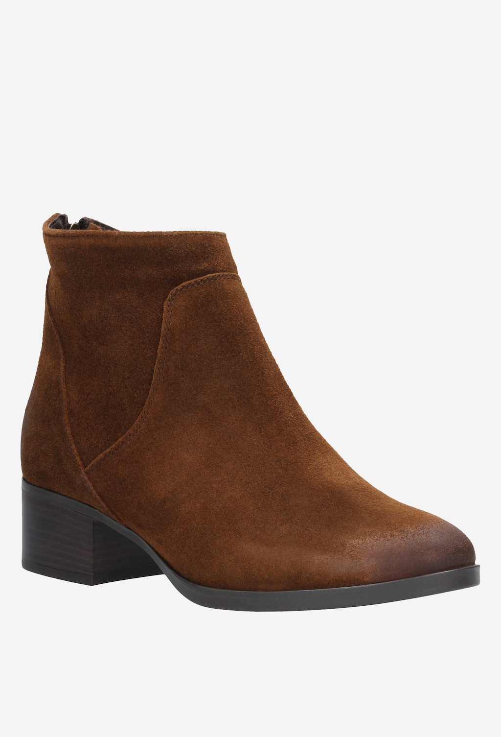 Brązowe botki damskie 9567-62 Widok 3