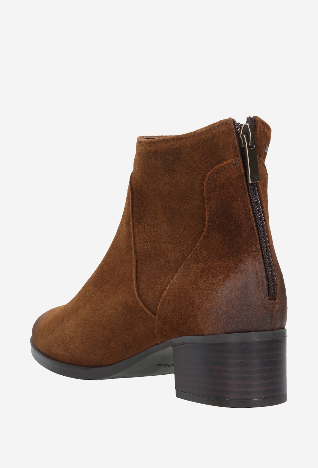 Brązowe botki damskie 9567-62 Widok 4