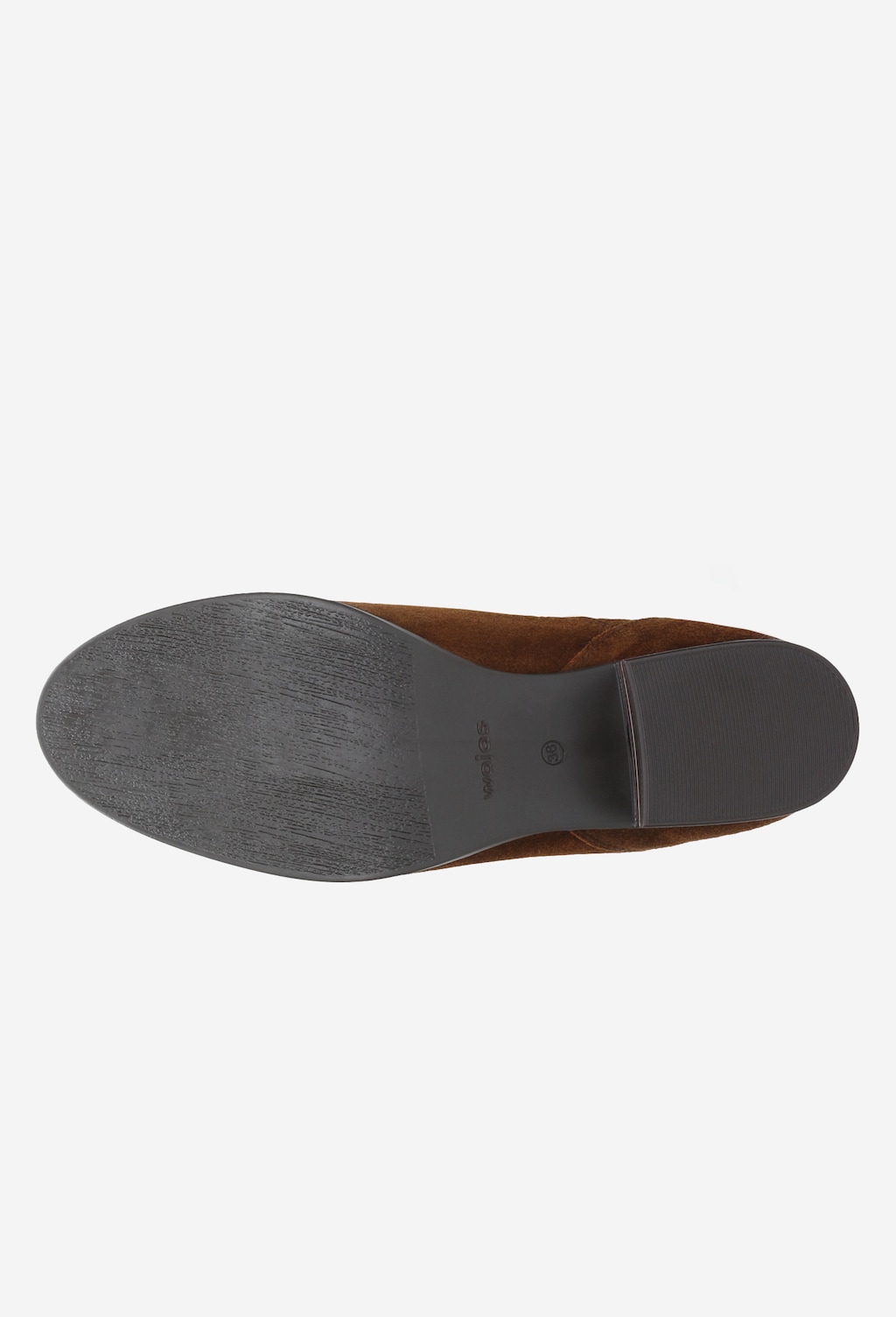 Brązowe botki damskie 9567-62 Widok 6