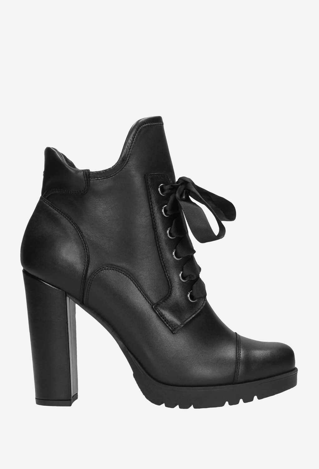 Czarne botki damskie 9533-51 Widok 2