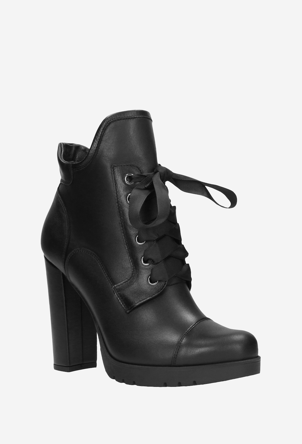 Czarne botki damskie 9533-51 Widok 3