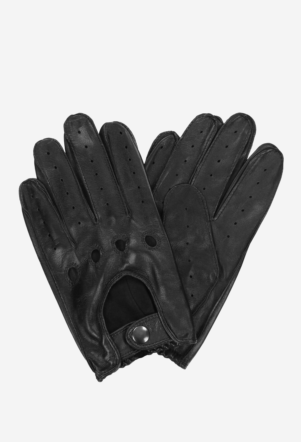 Czarne rękawiczki męskie 9991-51 Widok 1