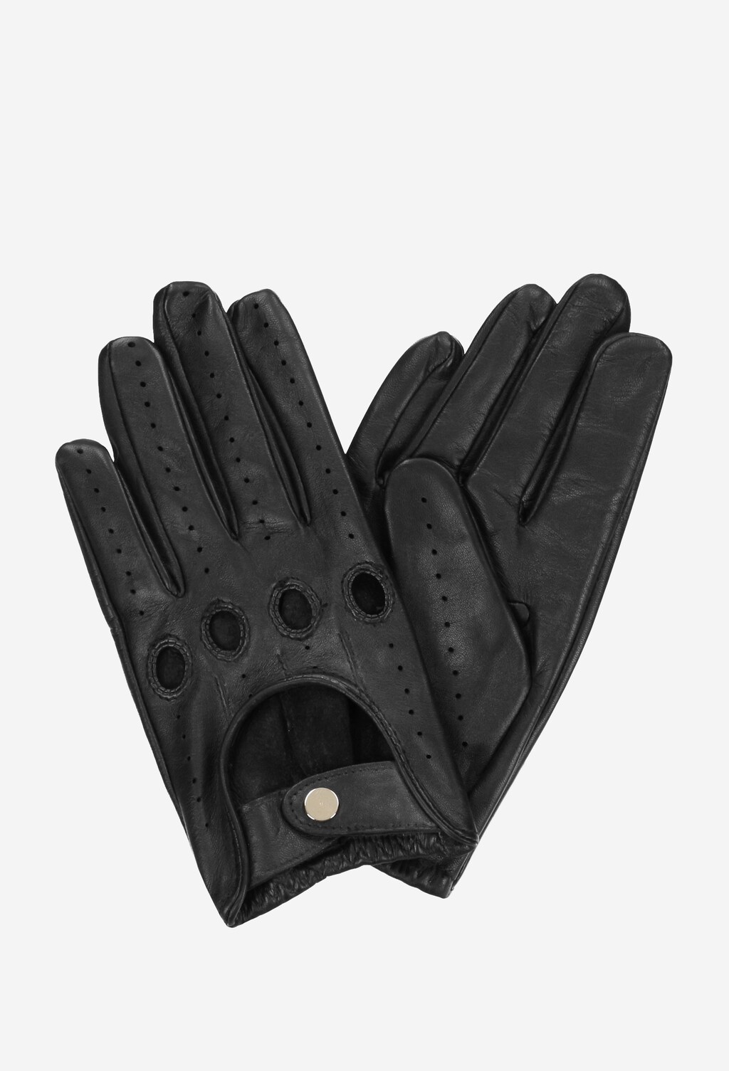 Czarne rękawiczki damskie 9992-51 Widok 1