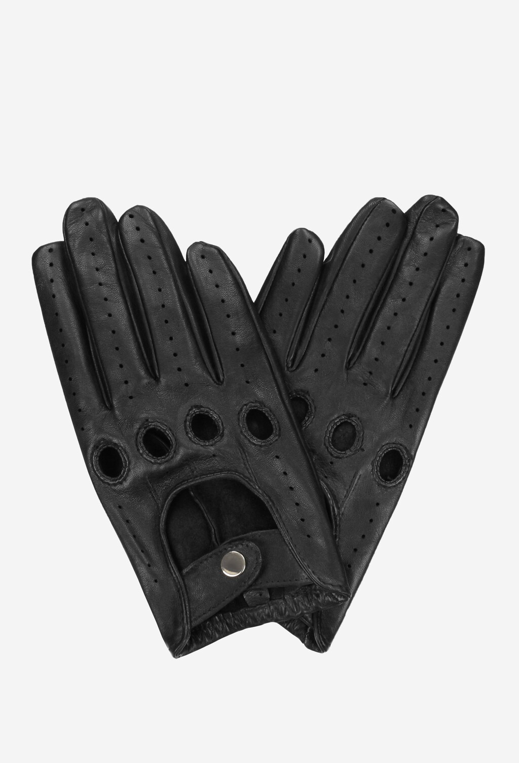 Czarne rękawiczki damskie 9992-51 Widok 2