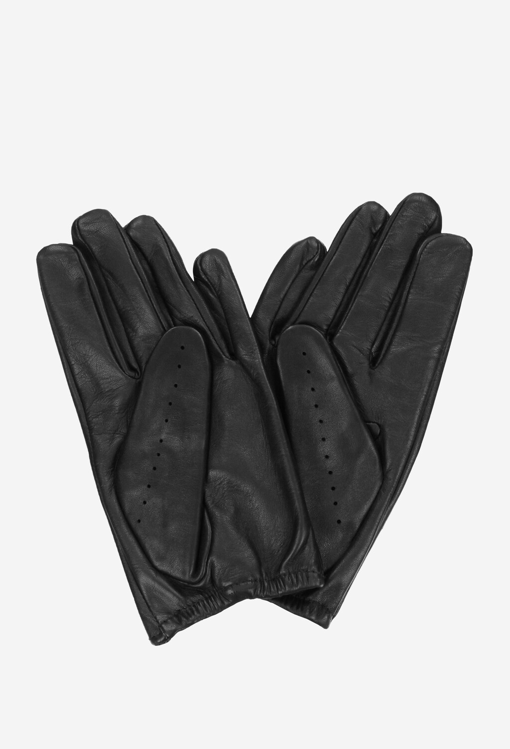 Czarne rękawiczki damskie 9992-51 Widok 3