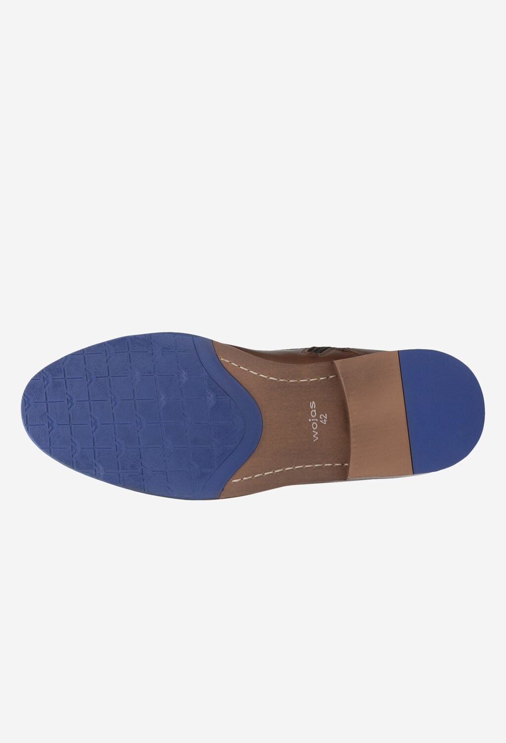 Brązowe trzewiki męskie 9173-72 Widok 5