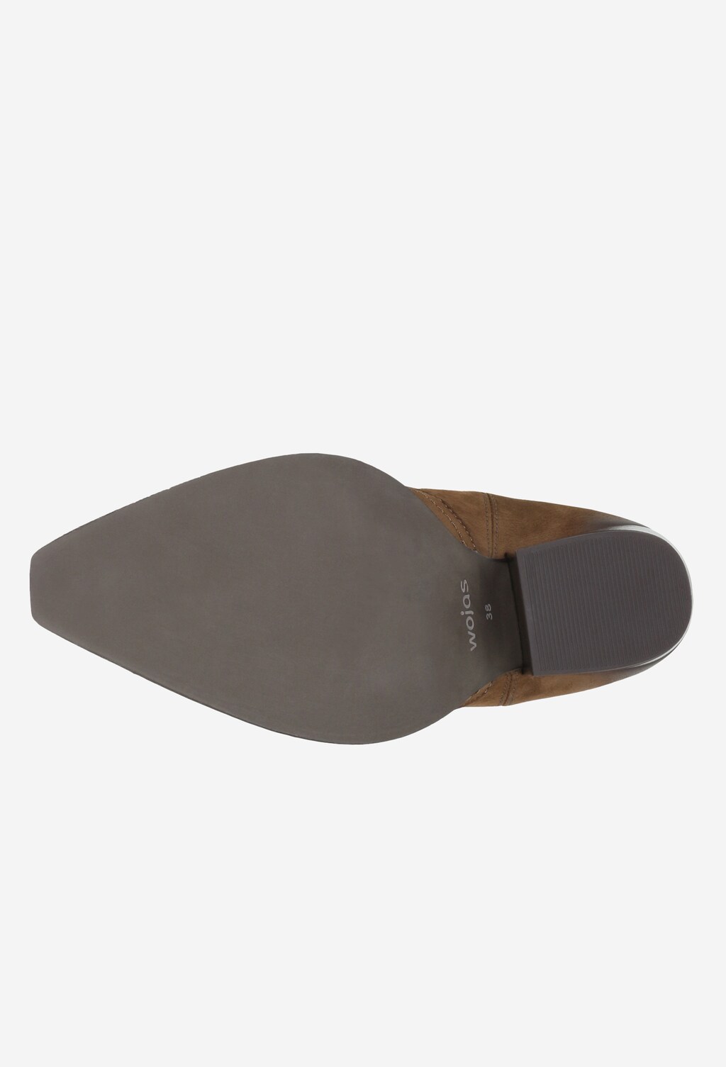 Brązowe botki damskie 55016-22 Widok 5