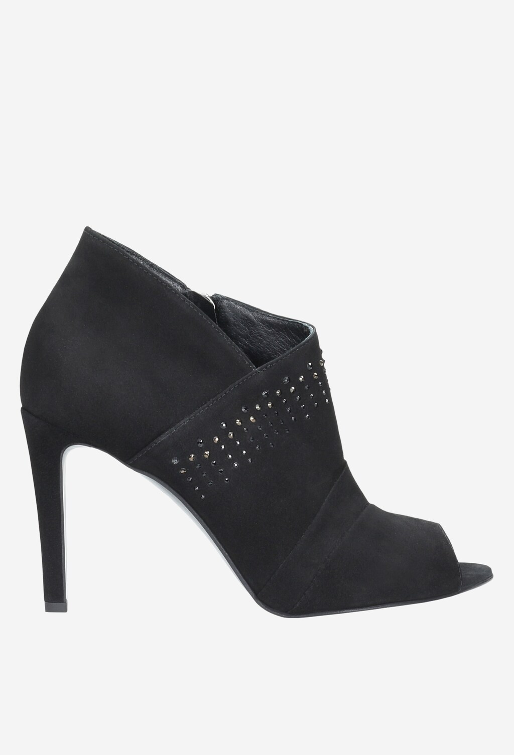 Čierne členkové topánky na nečakané večerné udalosti 55000-61 Widok 1