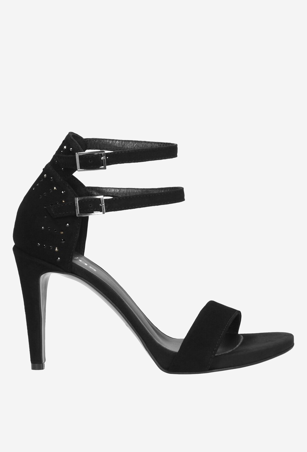 Czarne sandały damskie 76000-61 Widok 1