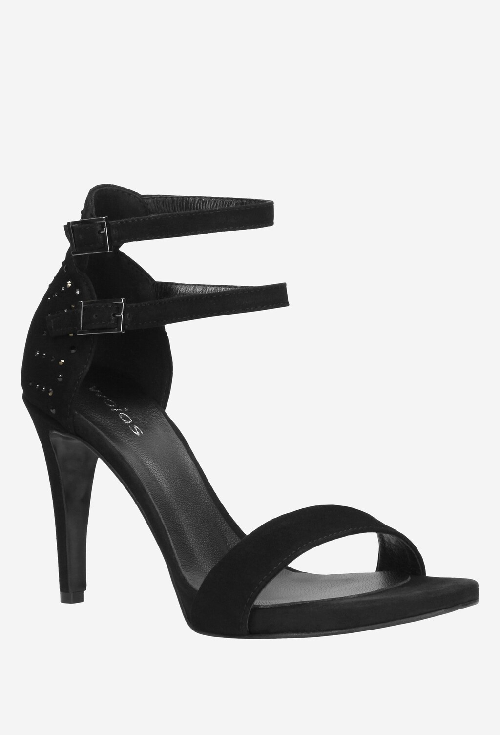 Czarne sandały damskie 76000-61 Widok 2